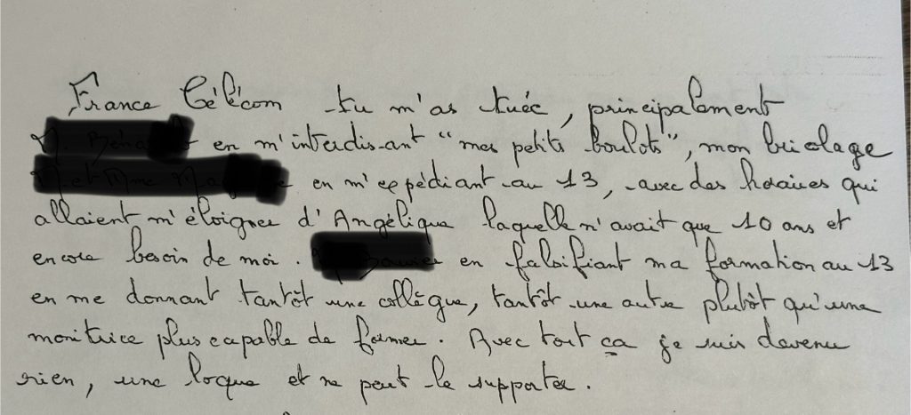 lettre de Janyck Margueritte